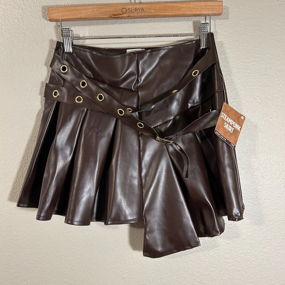Women's Steampunk Costume Asymetric Skirt - Halloween Size: s/m